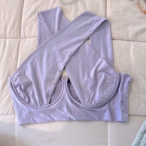 Purple Halter Top - (Size L)